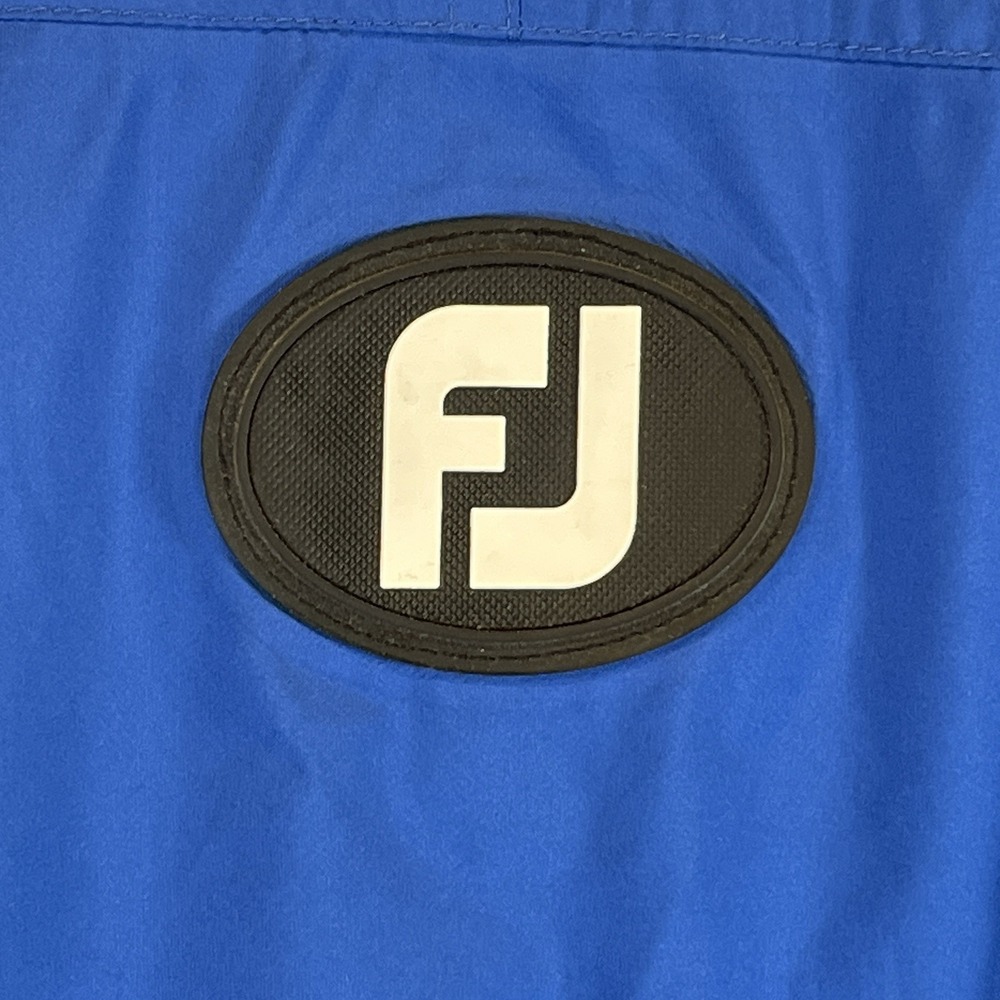 Dryjoys Foot Joy‎ Mens Lg. Blue Jacket  1/2 Zip Pullover Golf Jacket Windbreaker - Picture 3 of 13